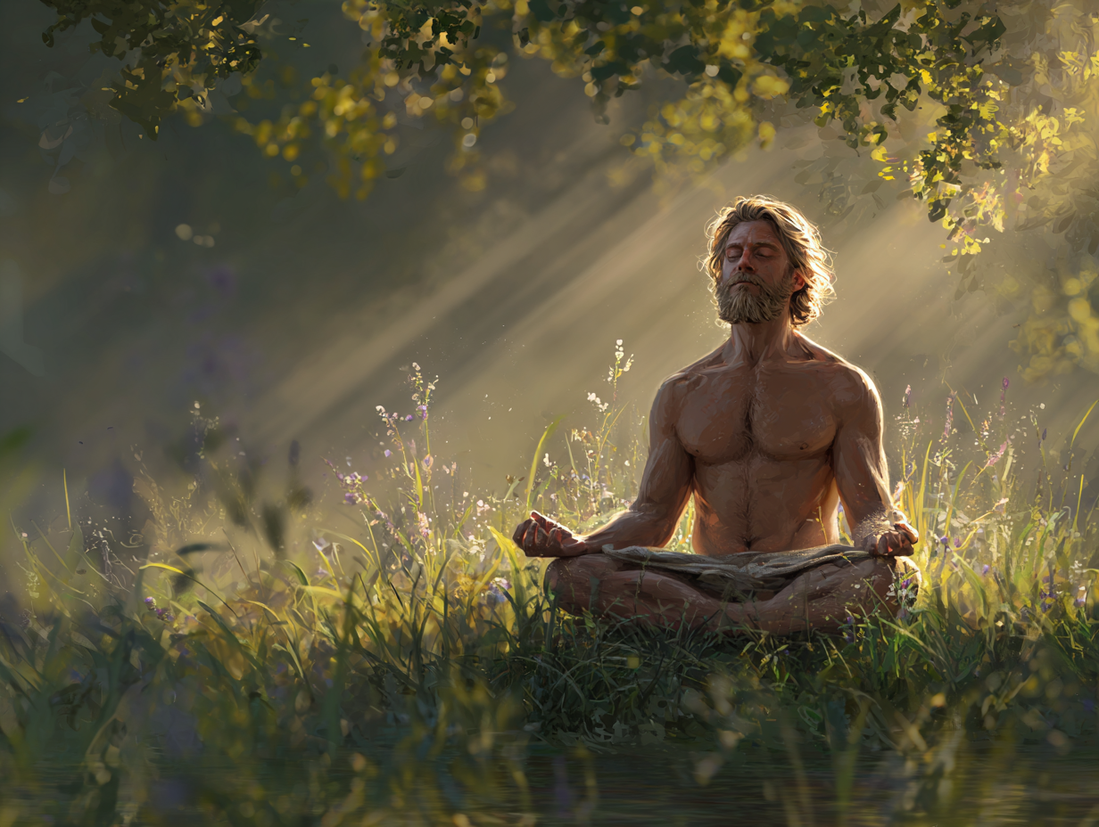 Йога асана в планината